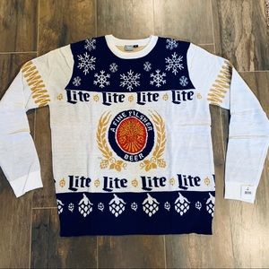 Miller Lite Ugly Christmas Sweater